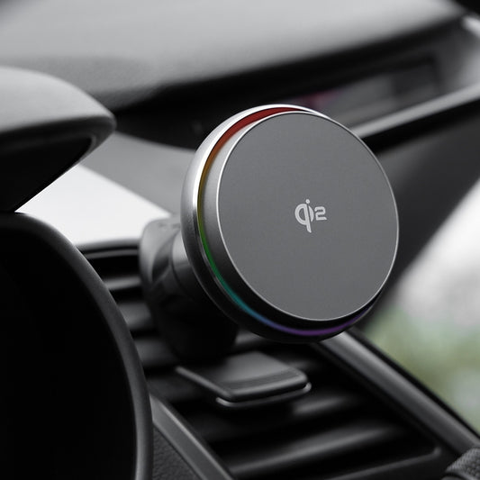 Автомобилен безжичен заряден устройство Proove Icecore, 15W, 1.67A, Сив WHIC15002003