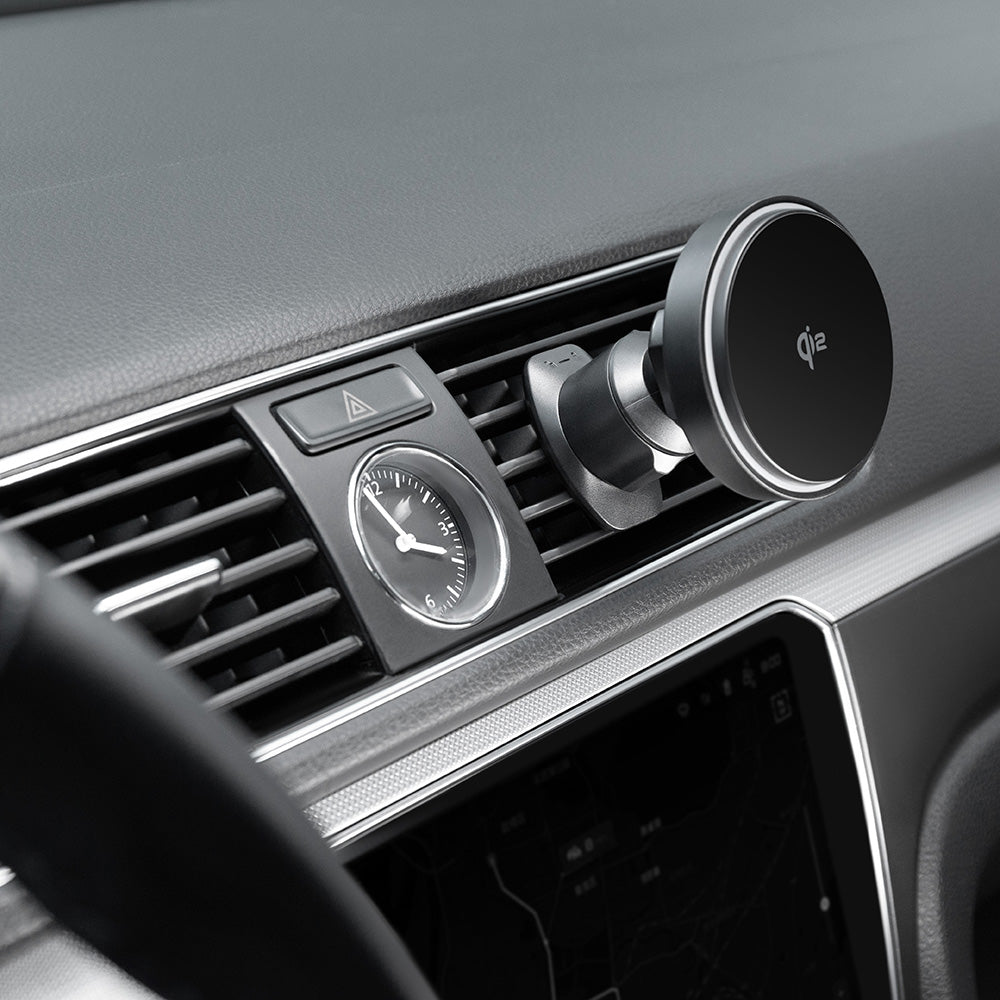 Автомобилен безжичен заряден устройство Proove Light Circle, 15W, 1.67A, Сив WHLC15010002