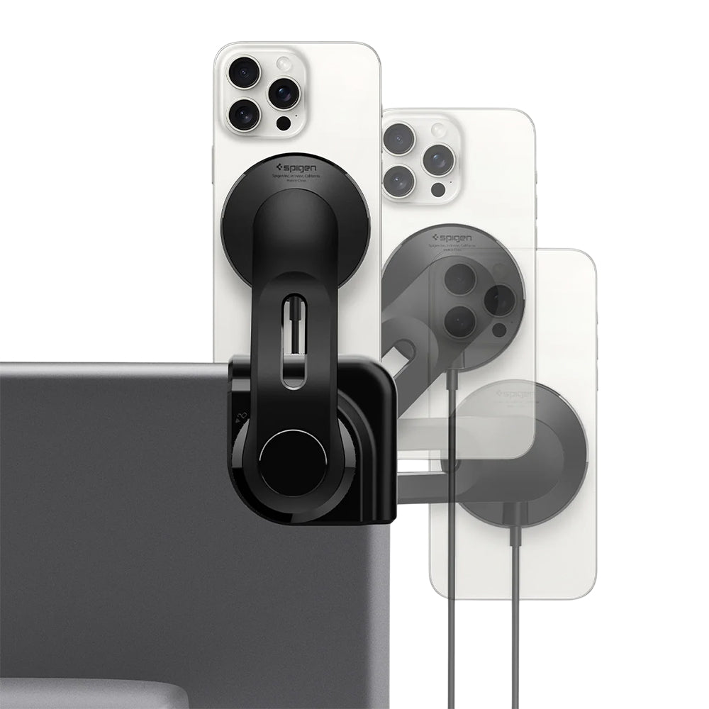 Безжично зарядно за кола Spigen за навигация Tesla, 15W, 1.67A, черно ACP07870