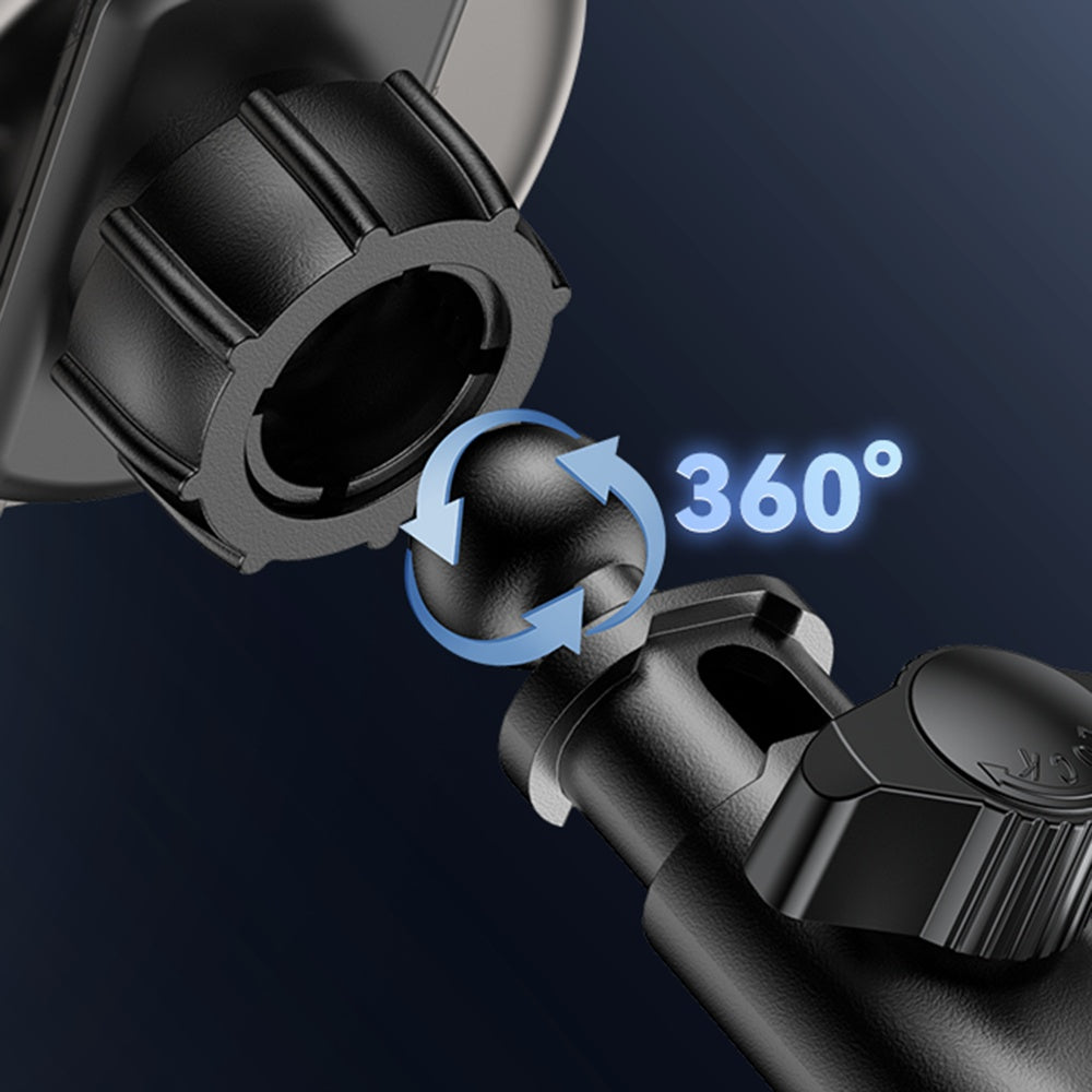 Безжично авто зарядно Yesido DS30, 15W, 1.67A, Черно