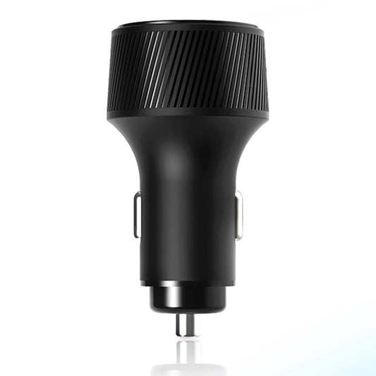 Автомобилен заряден уред Yesido Y31 Display, 18W, 3A, 2 x USB-A, Черен