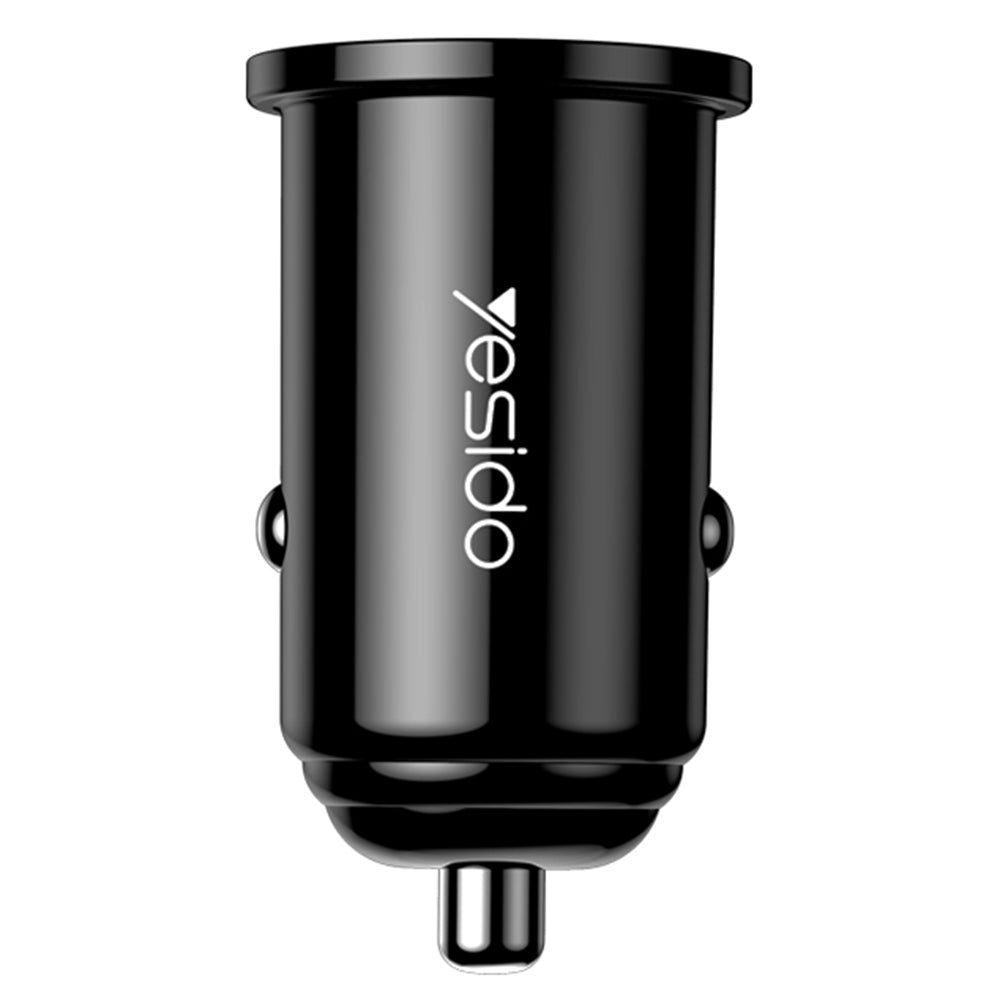 Автомобилен заряден уред Yesido Y38, 18W, 3A, 1 x USB-A, Черен