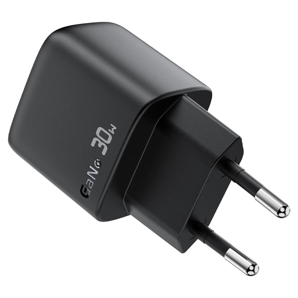 Зарядно устройство за мрежа Acefast A115 Display, 30W, 3A, 1 x USB-C, Черно