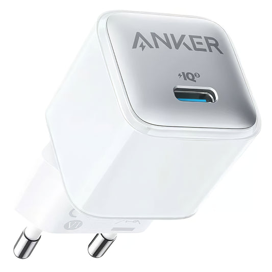 Мрежово зарядно устройство Anker 512 Nano 3, 20W, 3A, 1 x USB-C, бяло A2346G21