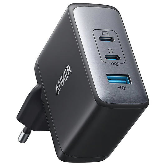 Мрежово зарядно устройство Anker 736 Nano II, 100W, 3A, 1 x USB-A - 2 x USB-C, черно A2145G11