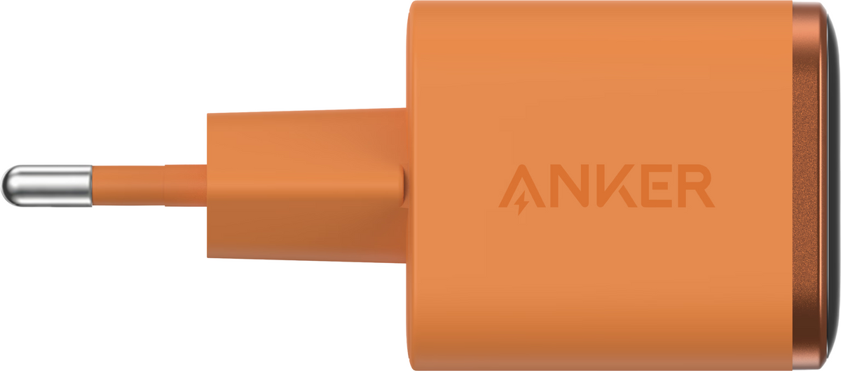 Зарядно устройство за мрежа Anker Nano Display, 45W, 3A, 1 x USB-C, Оранжево A121DGO1