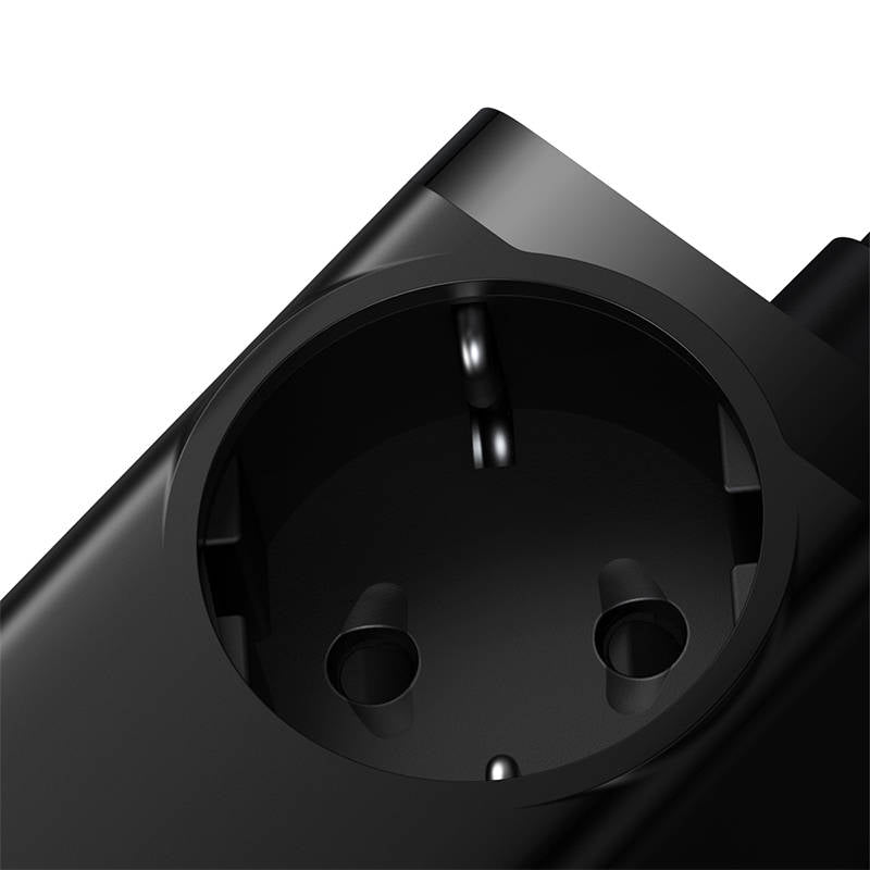 Удължител Baseus GaN3 Pro, 1 x Schuko, Черен PSZM000901
