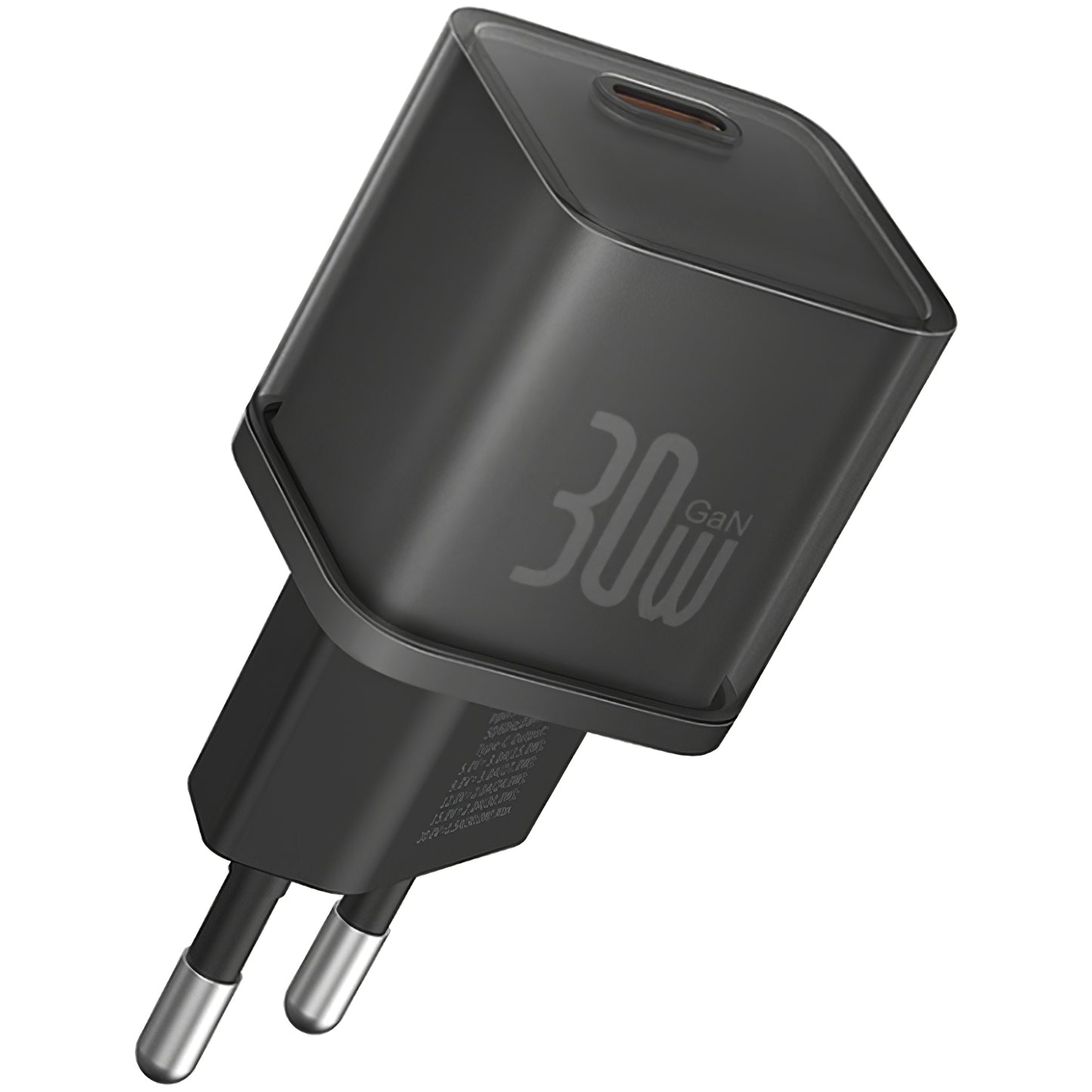 Мрежово зарядно устройство Baseus GaN5S GaN5S, 30W, 3A, 1 x USB-C, черно P10162504113-00