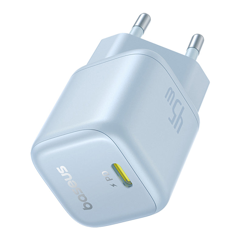 Зарядно за мрежа Baseus PicoGo, 45W, 3A, 1 x USB-C, Синьо P10176800313-00