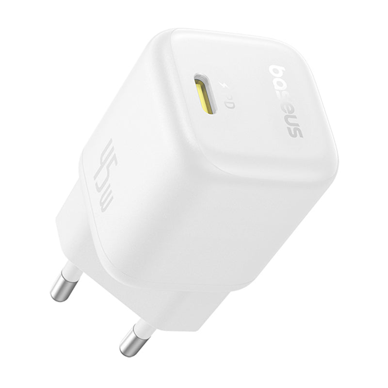 Зарядно устройство за мрежа Baseus PicoGo, 45W, 3A, 1 x USB-C, Бяло P10176800213-00