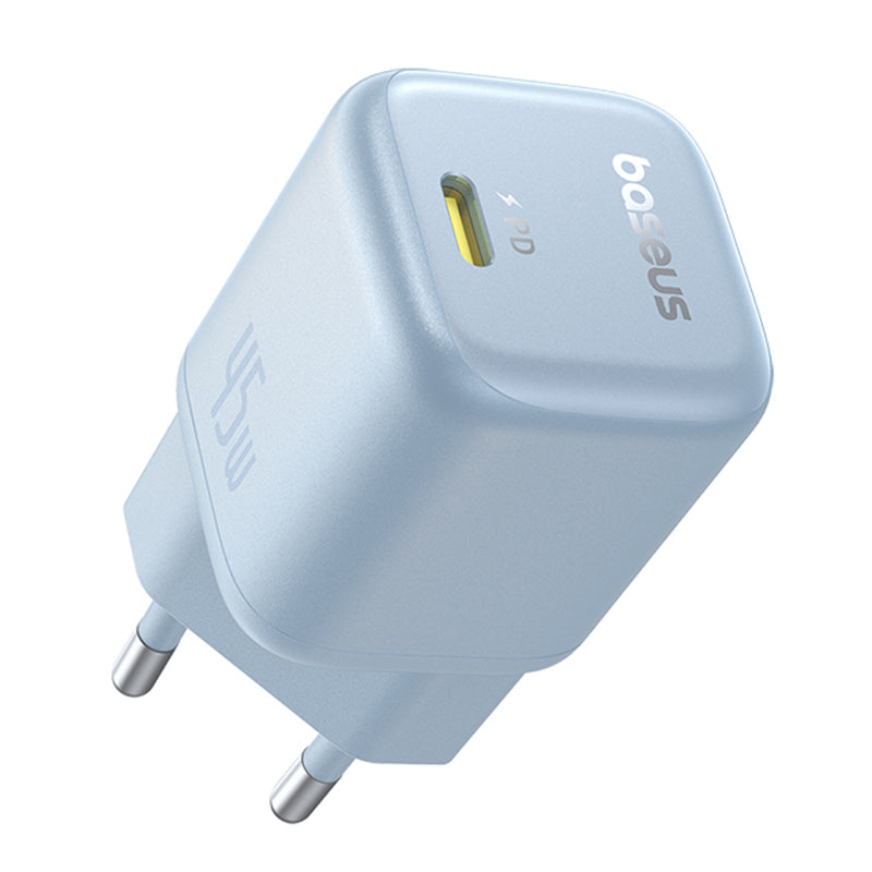 Зарядно за мрежа Baseus PicoGo, 45W, 3A, 1 x USB-C, Синьо P10176800313-00