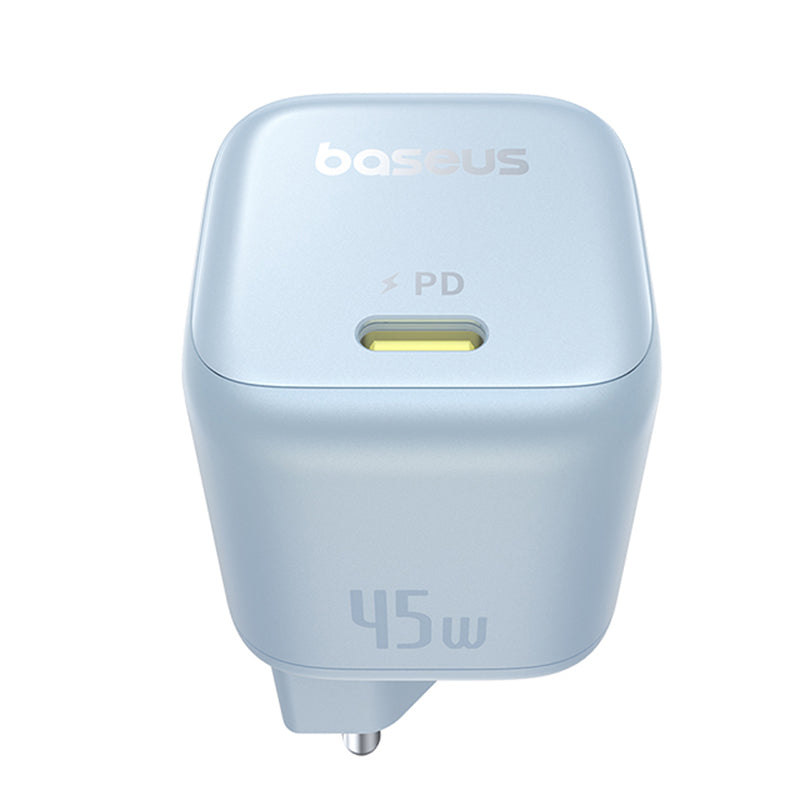 Зарядно за мрежа Baseus PicoGo, 45W, 3A, 1 x USB-C, Синьо P10176800313-00