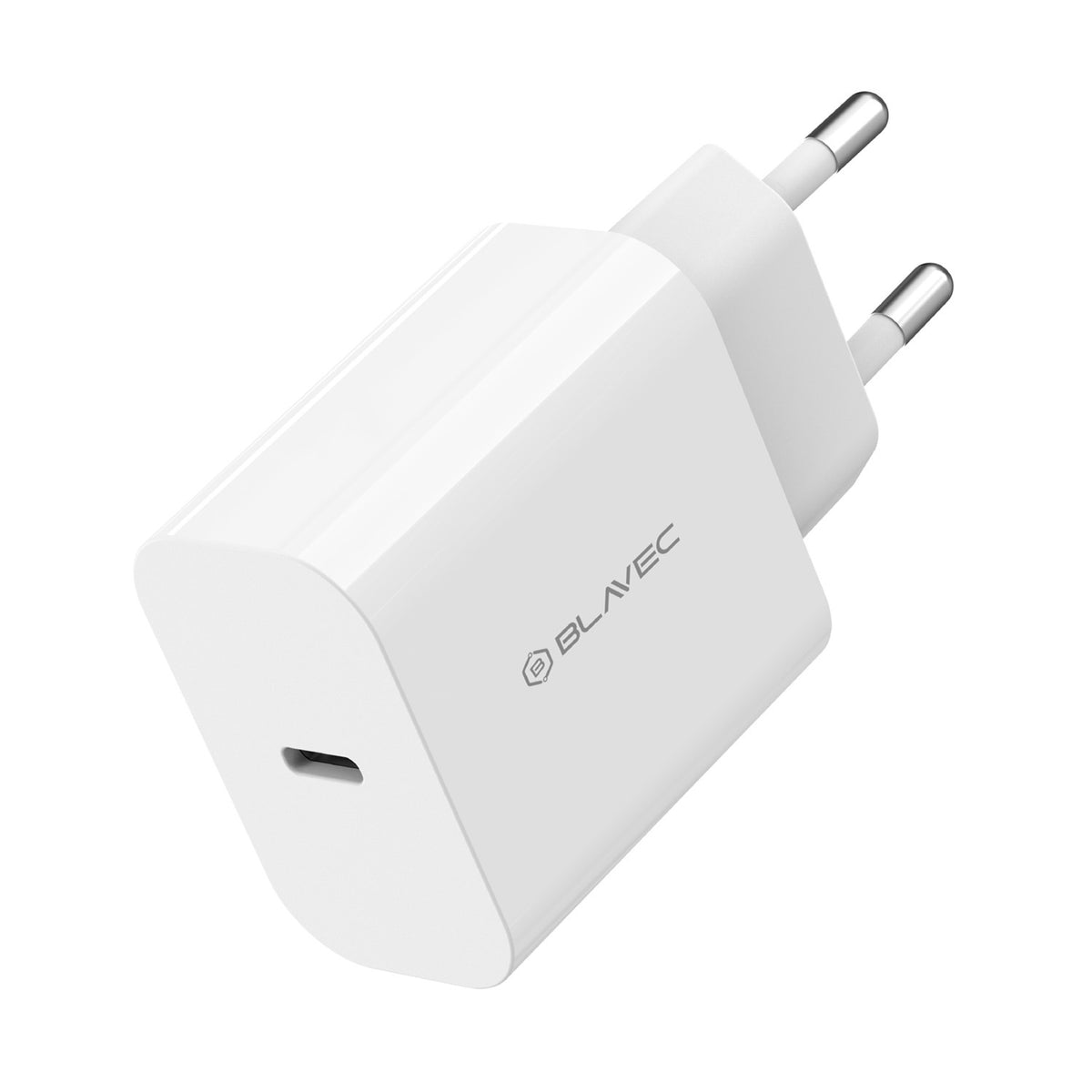 Blavec BC-7 Network Charger, 45W, 3A, 1 x USB-C, White