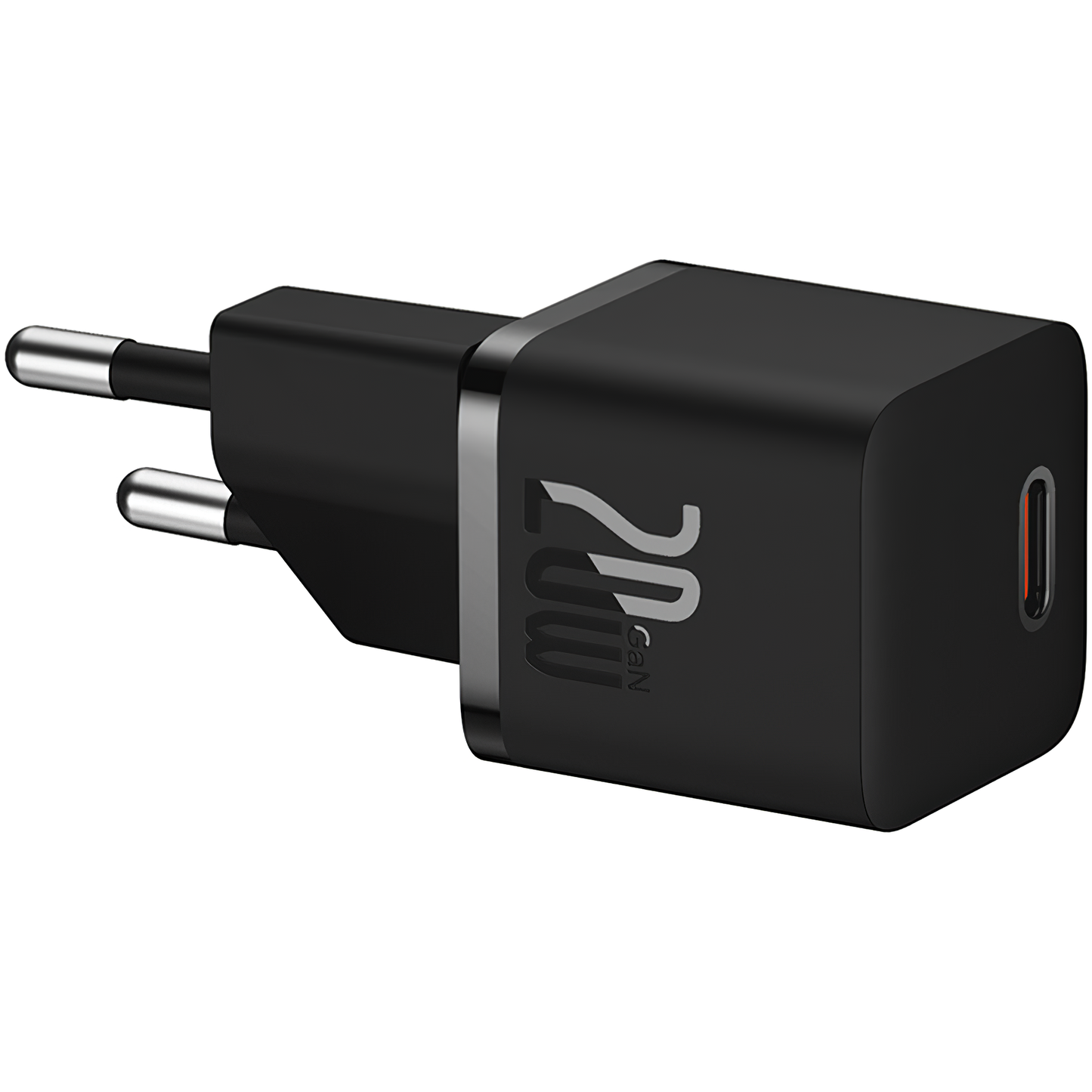 Baseus GaN5 USB-C кабел Мрежово зарядно устройство GaN5, 20W, 3A, 1 x USB-C, черно P10110900113-00