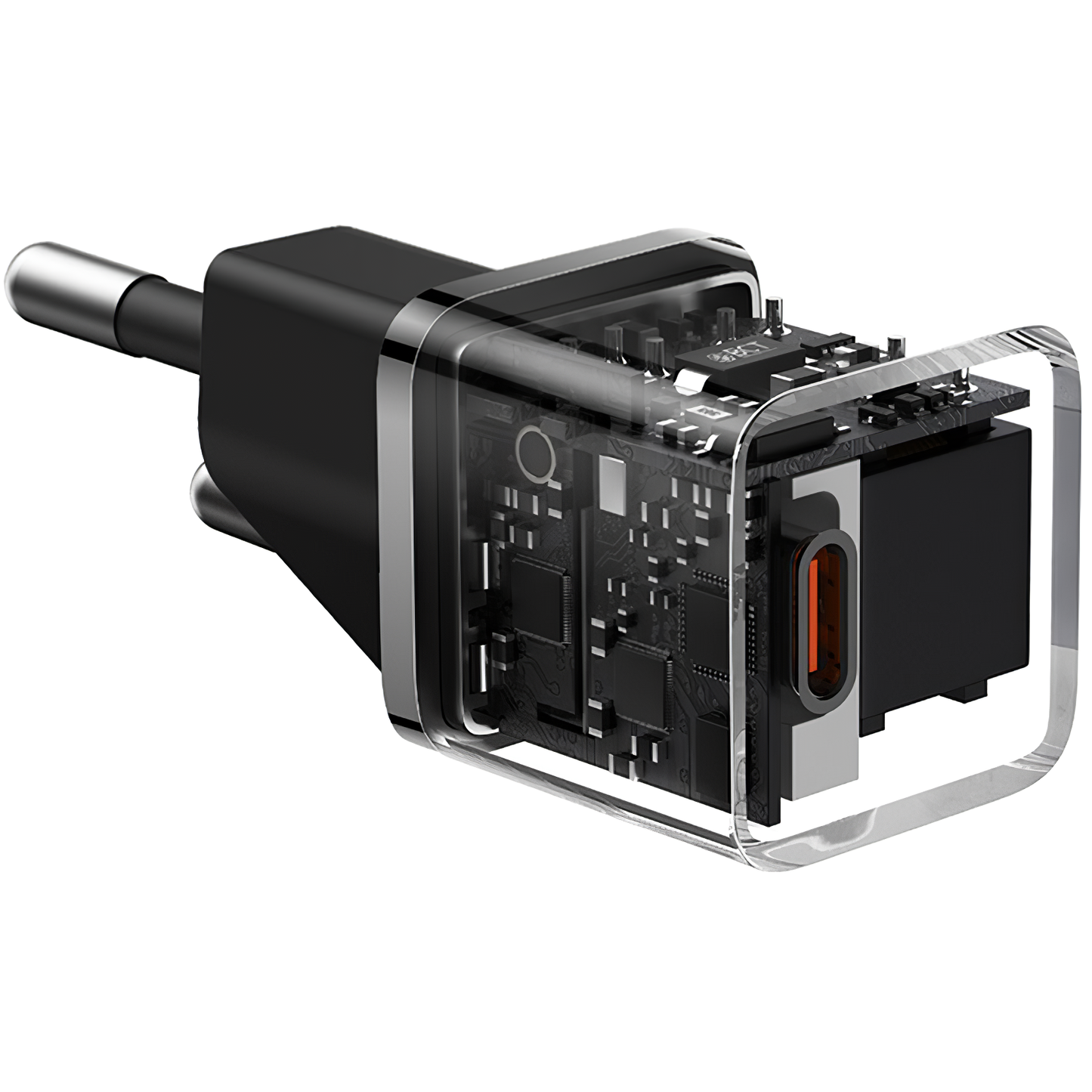 Baseus GaN5 USB-C кабел Мрежово зарядно устройство GaN5, 20W, 3A, 1 x USB-C, черно P10110900113-00