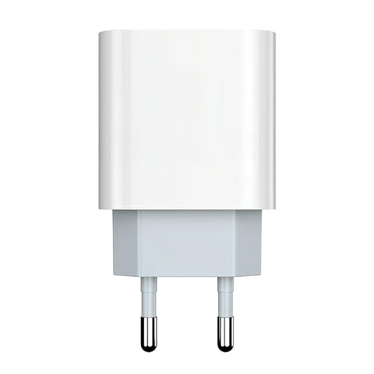 Мрежово зарядно с USB-C кабел Prestico F8S, 20W, 3A, 1 x USB-C, бяло