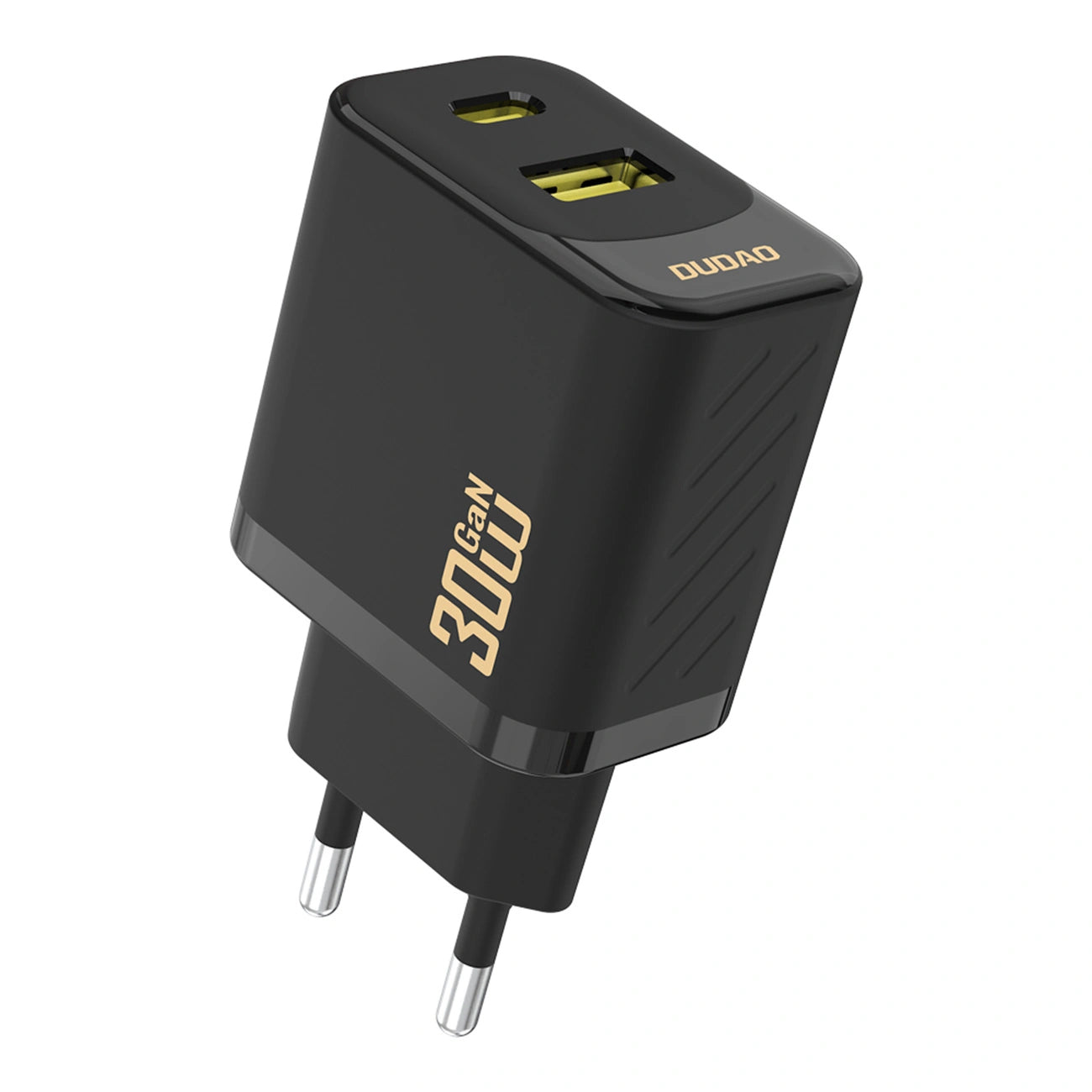Зарядно за мрежа Dudao A27TEU, 30W, 3A, 1 x USB-A - 1 x USB-C, Черно