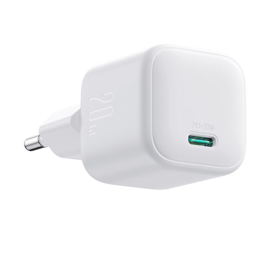 Зарядно за мрежа Joyroom JR-TCG08, 20W, 3A, 1 x USB-C, Бяло