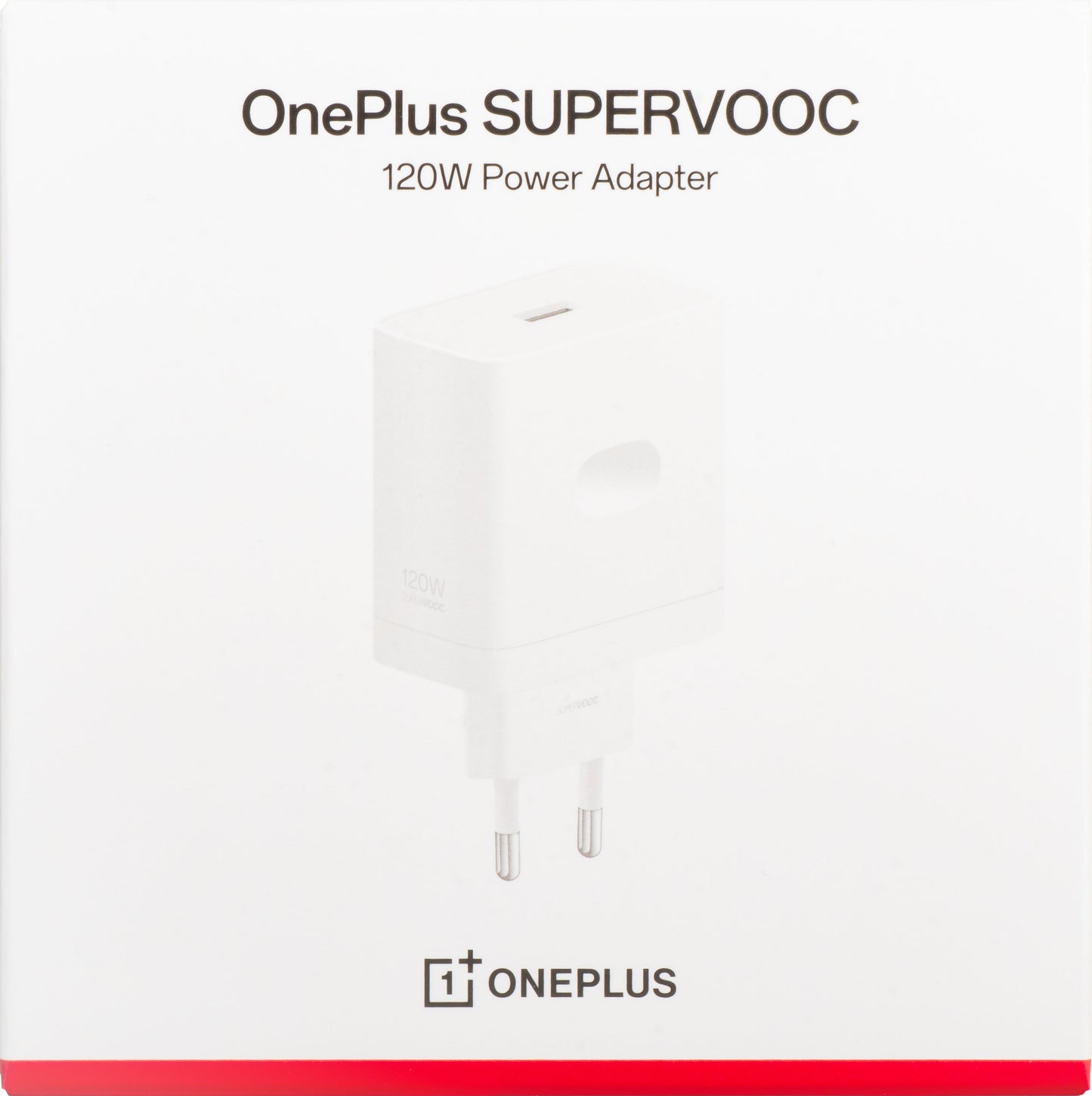 Зарядно устройство OnePlus за мрежа, 120W, 1 x USB-A, бяло