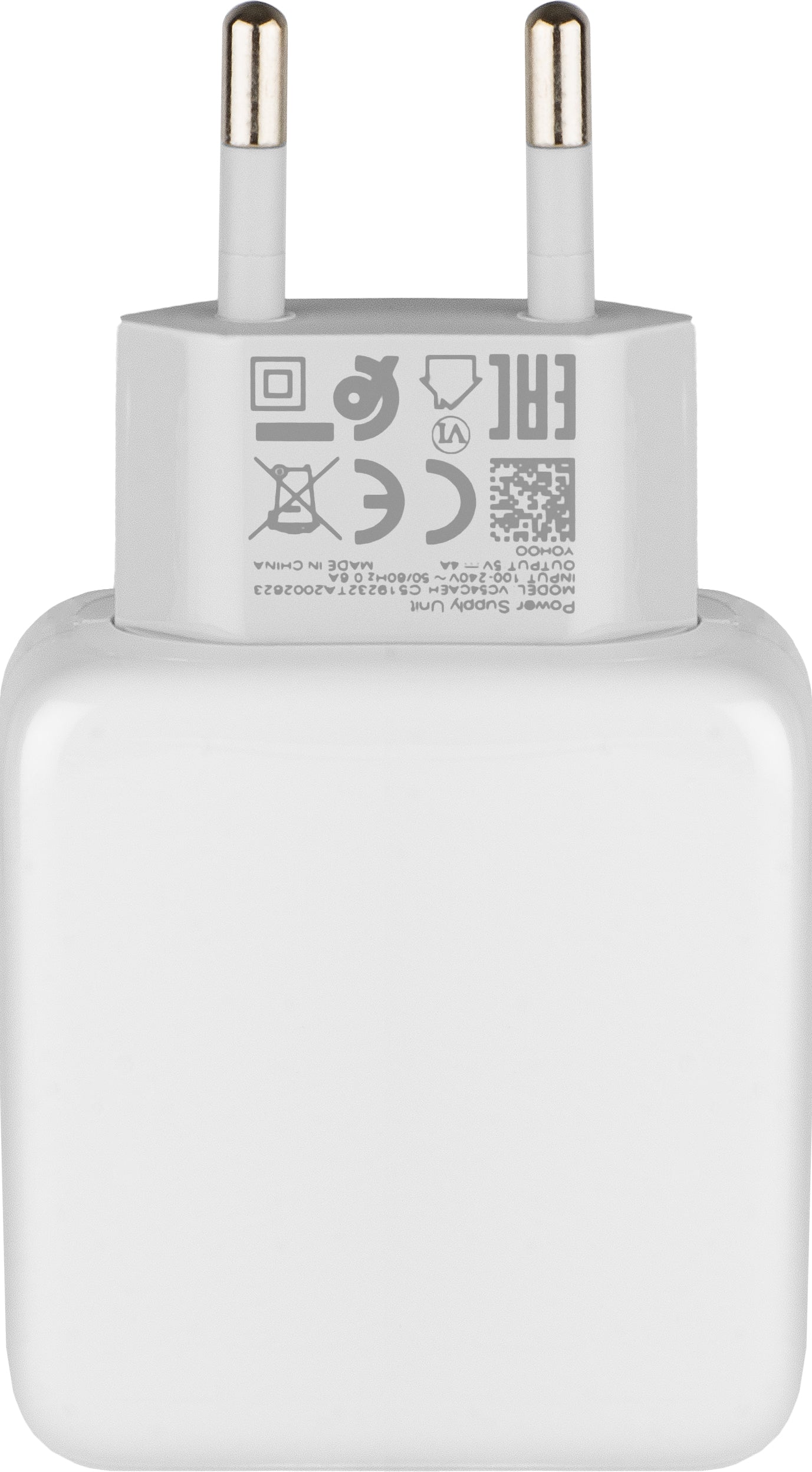 Realme Network Charger, 20W, 4A, 1 x USB-A, White VC54JCEH