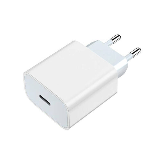 Мрежово зарядно Prestico F25, 25W, 3A, 1 x USB-C, бяло