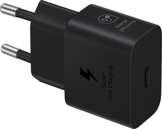 Мрежово зарядно устройство Samsung, 25W, 3A, 1 x USB-C, черно EP-T2510NBEGEU
