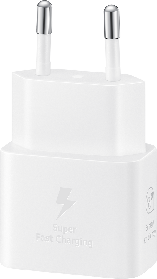Мрежово зарядно устройство Samsung, 25W, 3A, 1 x USB-C, бяло EP-T2510NWEGEU