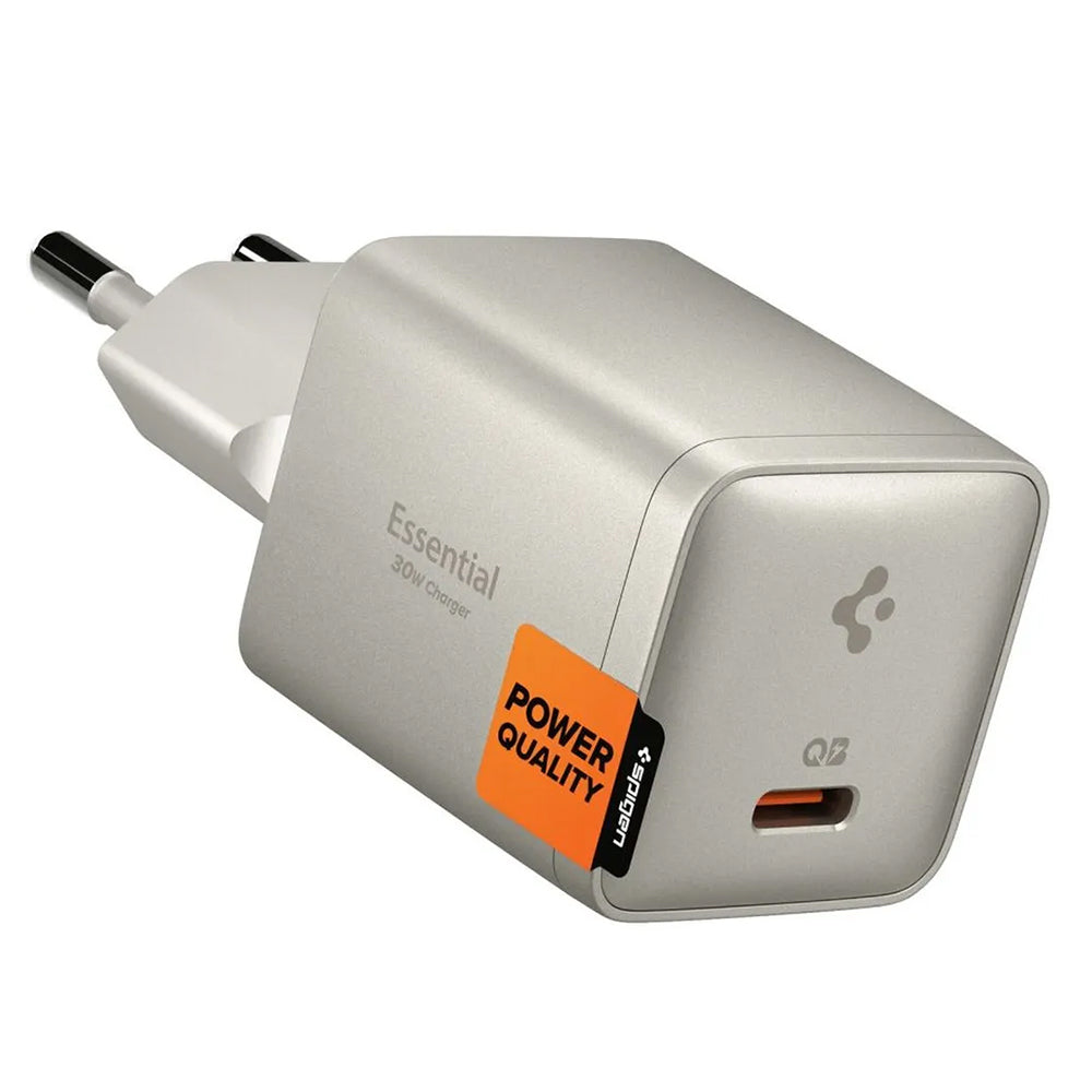 Зарядно устройство за мрежа Spigen EE301EU Essential, 30W, 3A, 1 x USB-C, Титанено сиво ACH10448