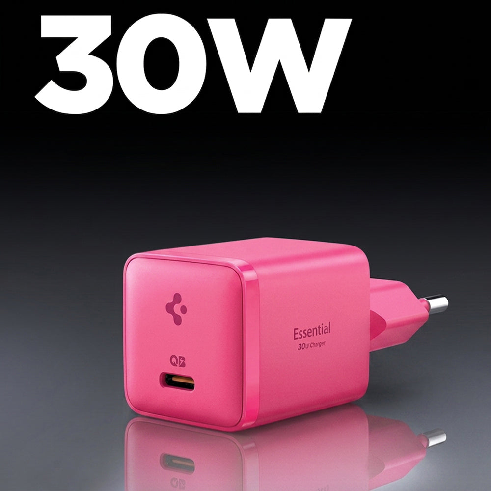 Зарядно устройство Spigen EE301EU Arcstation Essential, 30W, 3A, 1 x USB-C, Розово ACH10449