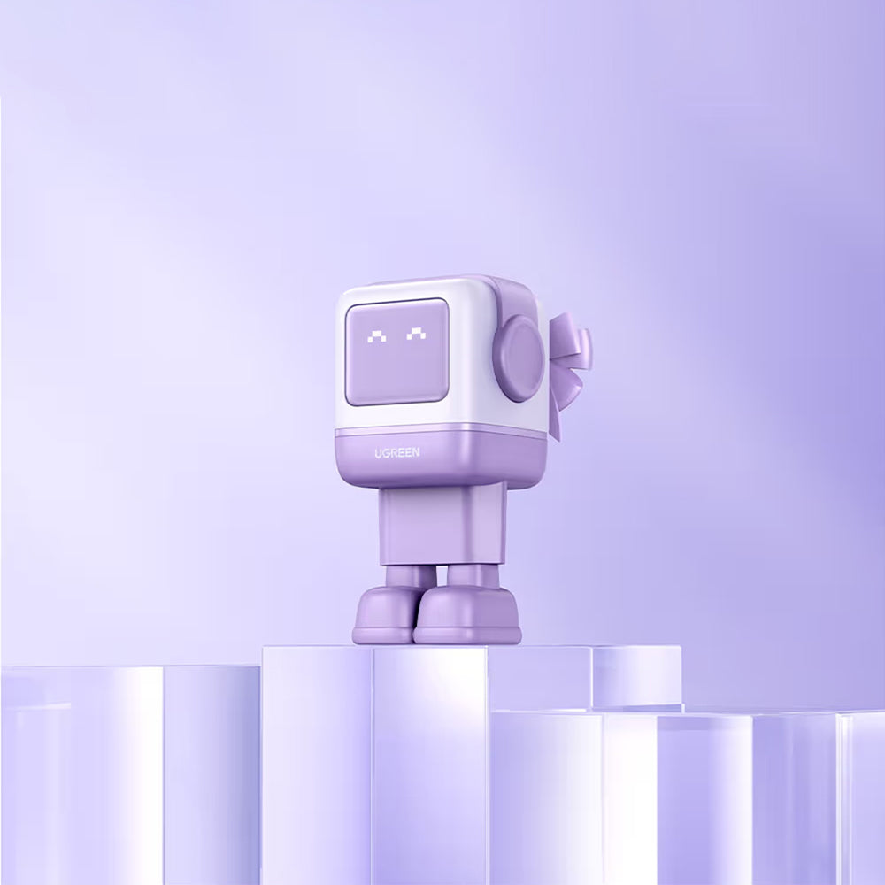 Зарядно за мрежа UGREEN CD361 Uno, 65W, 3.25A, 1 x USB-A - 2 x USB-C, Лилаво