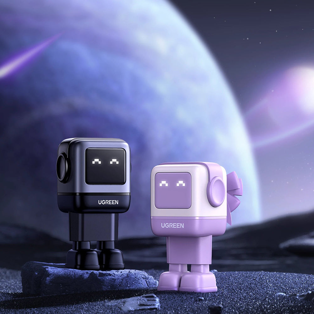 Зарядно за мрежа UGREEN CD361 Uno, 65W, 3.25A, 1 x USB-A - 2 x USB-C, Лилаво