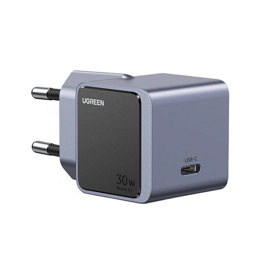 Мрежово зарядно устройство UGREEN X503 Nexode Air, 30 W, 3A, 1 x USB-C, сиво