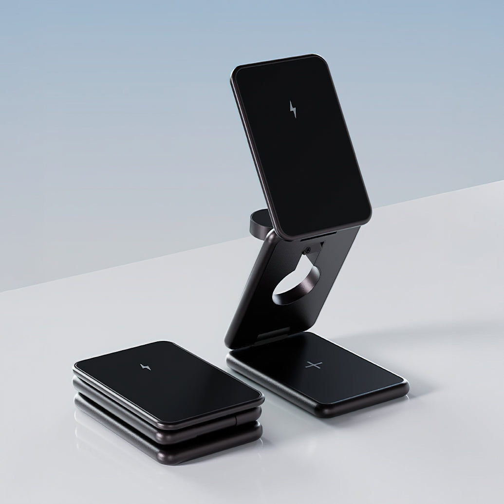 Allity Wireless Network Charger. AWC-230-22WMS 3in1, 22.5W, 1.67A, Gray