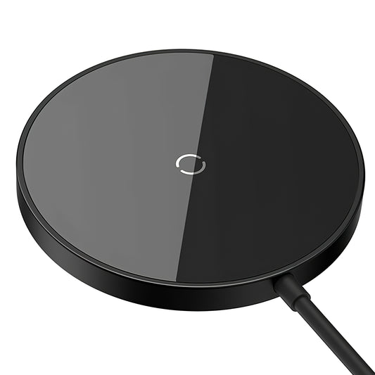 Безжично мрежово зарядно устройство Baseus Simple Simple Mini 3, 15W, 1,67A, черно CCJJ040001