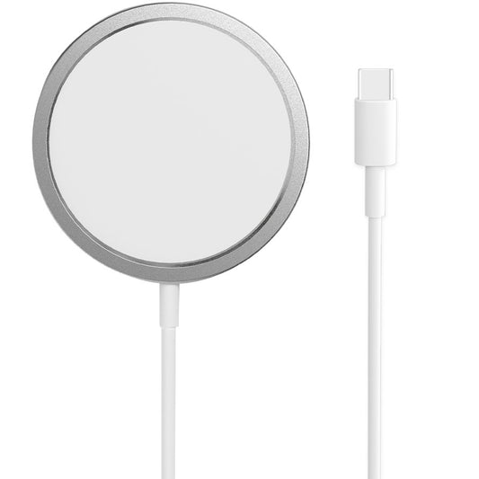 Безжично мрежово зарядно устройство BWOO WL-12, 15W, 1,67A, бяло