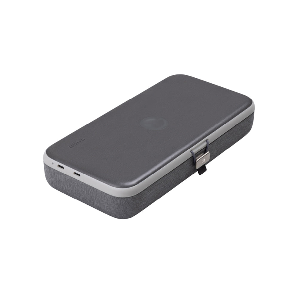 Безжично зарядно устройство за мрежа Edizard PowerCube 3in1, 65W, 3.25A, 1 x USB-C, Сиво