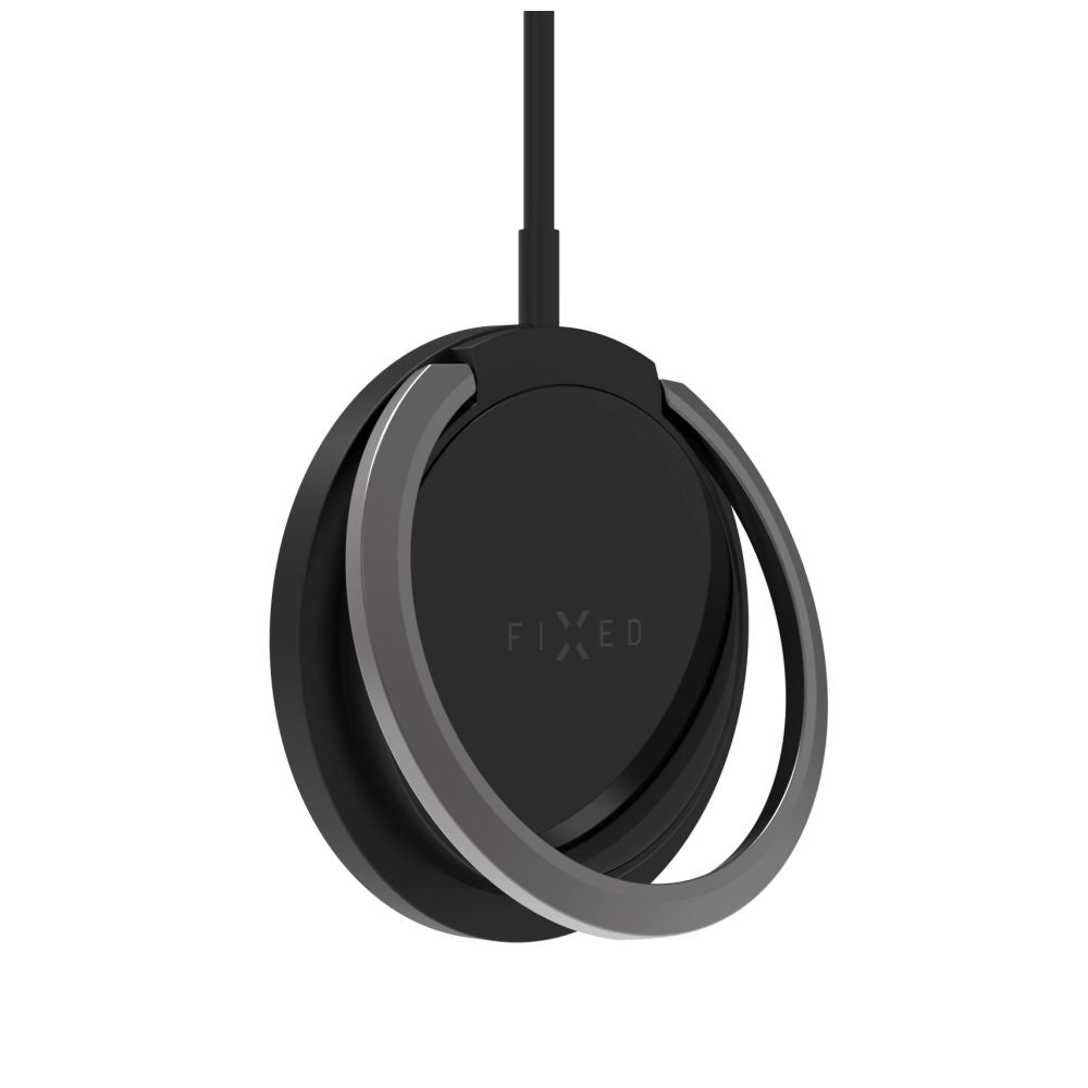 Безжично зарядно устройство Fixed Ring, 15W, 1.67A, Черно