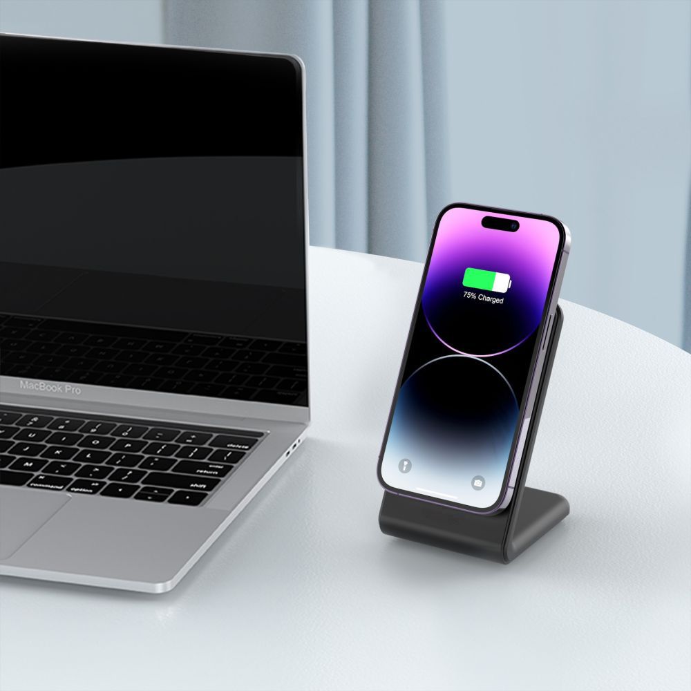 MagSafe Tech-Protect QI15W-A38, 15W, 1,67A, черен