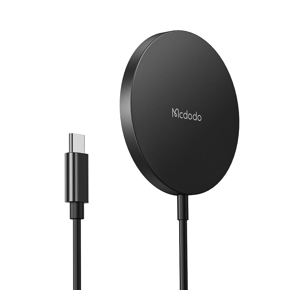 Безжично зарядно устройство за мрежа McDodo CH-4360 Moon, 15W, 1.67A, Черно