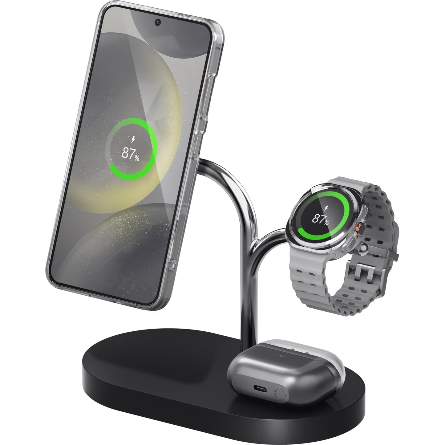 Безжично зарядно устройство за мрежа Samsung, 15W, 1.67A, Черно GP-PWU024WIABW