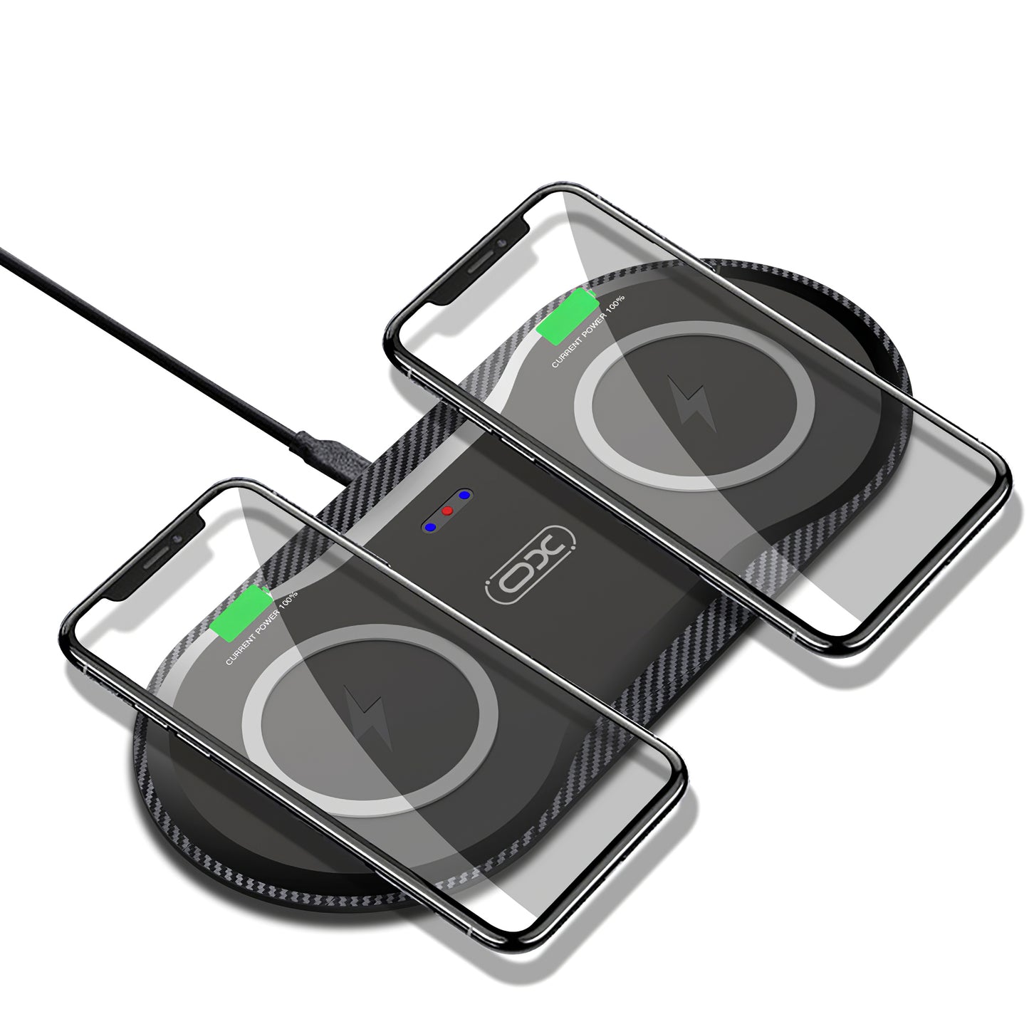 Безжично мрежово зарядно устройство XO Design WX026, 20W, 1.1A, черно