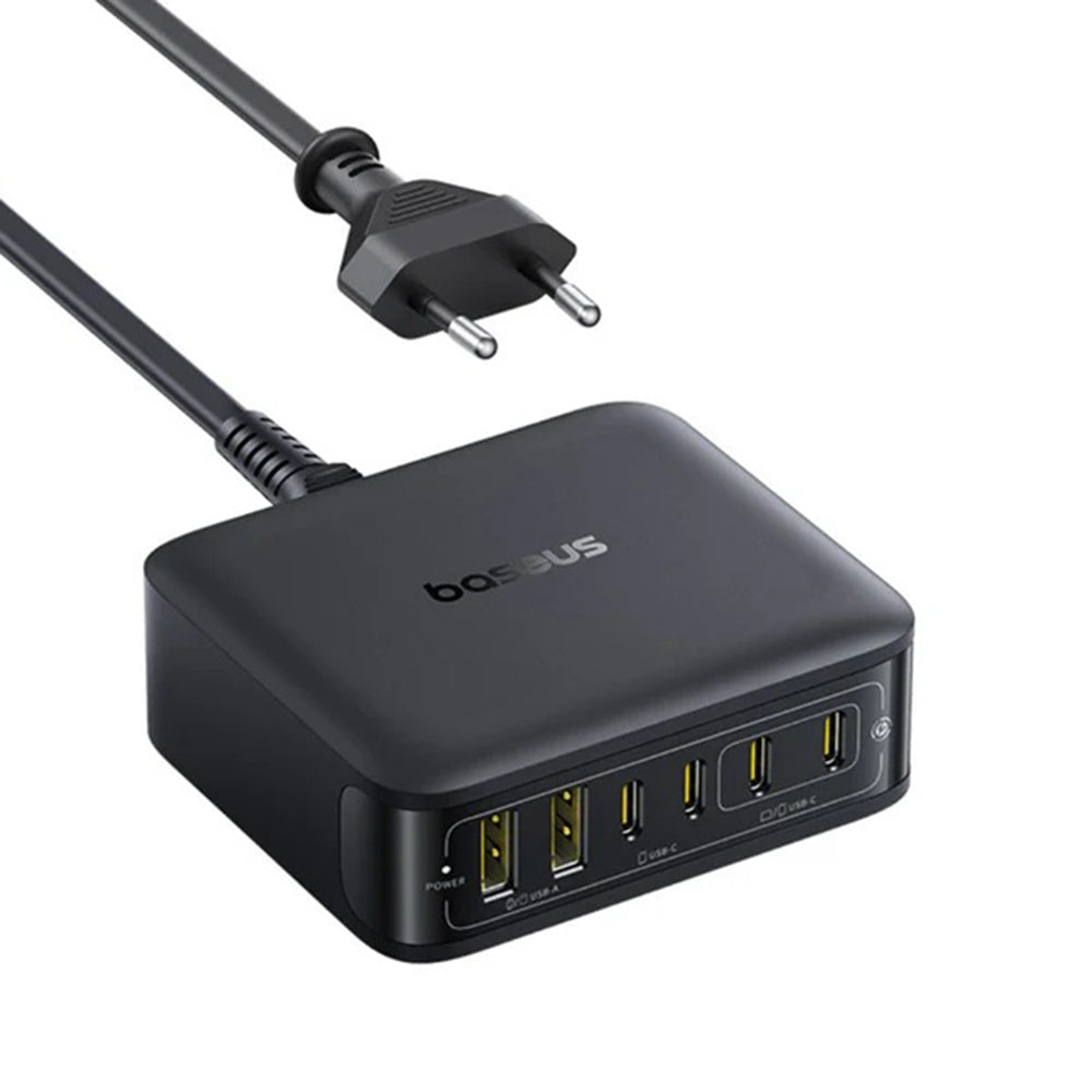 Зарядно устройство Baseus EnerFill FH21, 120W, 3.25A, 2 x USB-A - 4 x USB-C, Черно E0120T00
