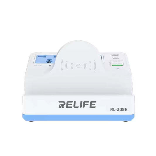 Зарядна станция Relife RL-309H QI, 72W, 1 x USB-A - 3 x USB-C, бял