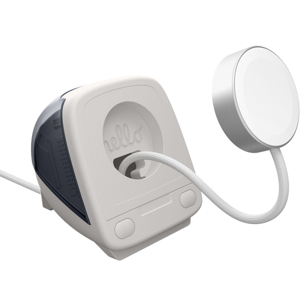 Стойка Spigen C1 Classic за безжично зарядно устройство Apple Watch Series, Сива AMP09340