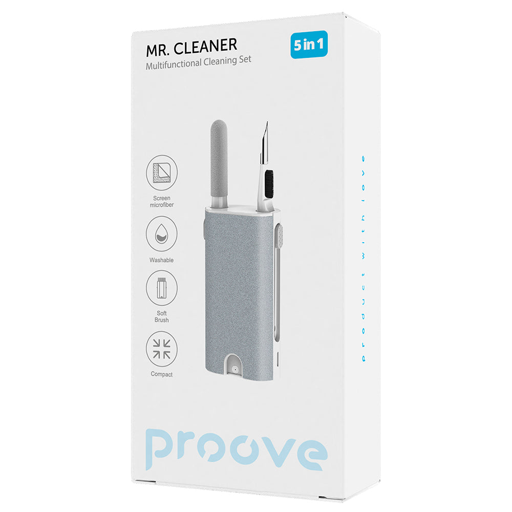 Инструмент за почистване Proove Mr.Cleaner, 5в1, бял