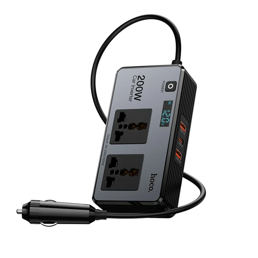 Автомобилен електрически инвертор HOCO Z66, 200W