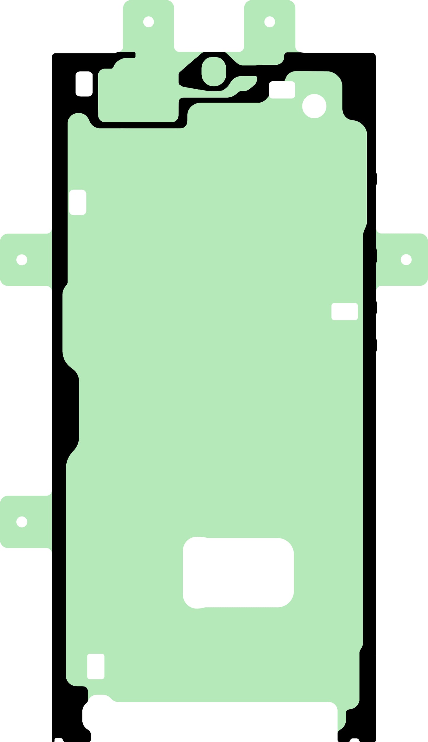 Комплект лепило за дисплей Samsung Galaxy S23 Ultra S918, Service Pack GH82-30558A