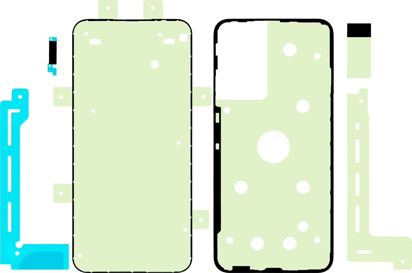 Комплект лепило за дисплей Samsung Galaxy A34 A346, Service Pack GH82-31515A