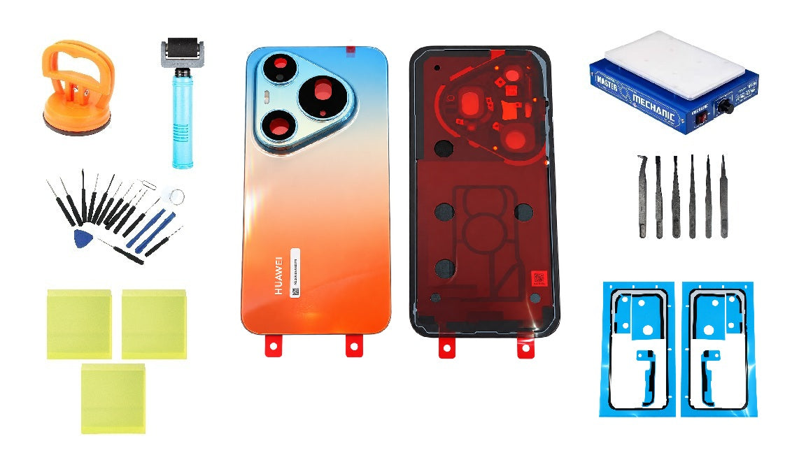 Комплект заден капак за батерия Huawei Pura 90s Pro Max Orange Ocean Service Pack и специализирани сервизни инструменти