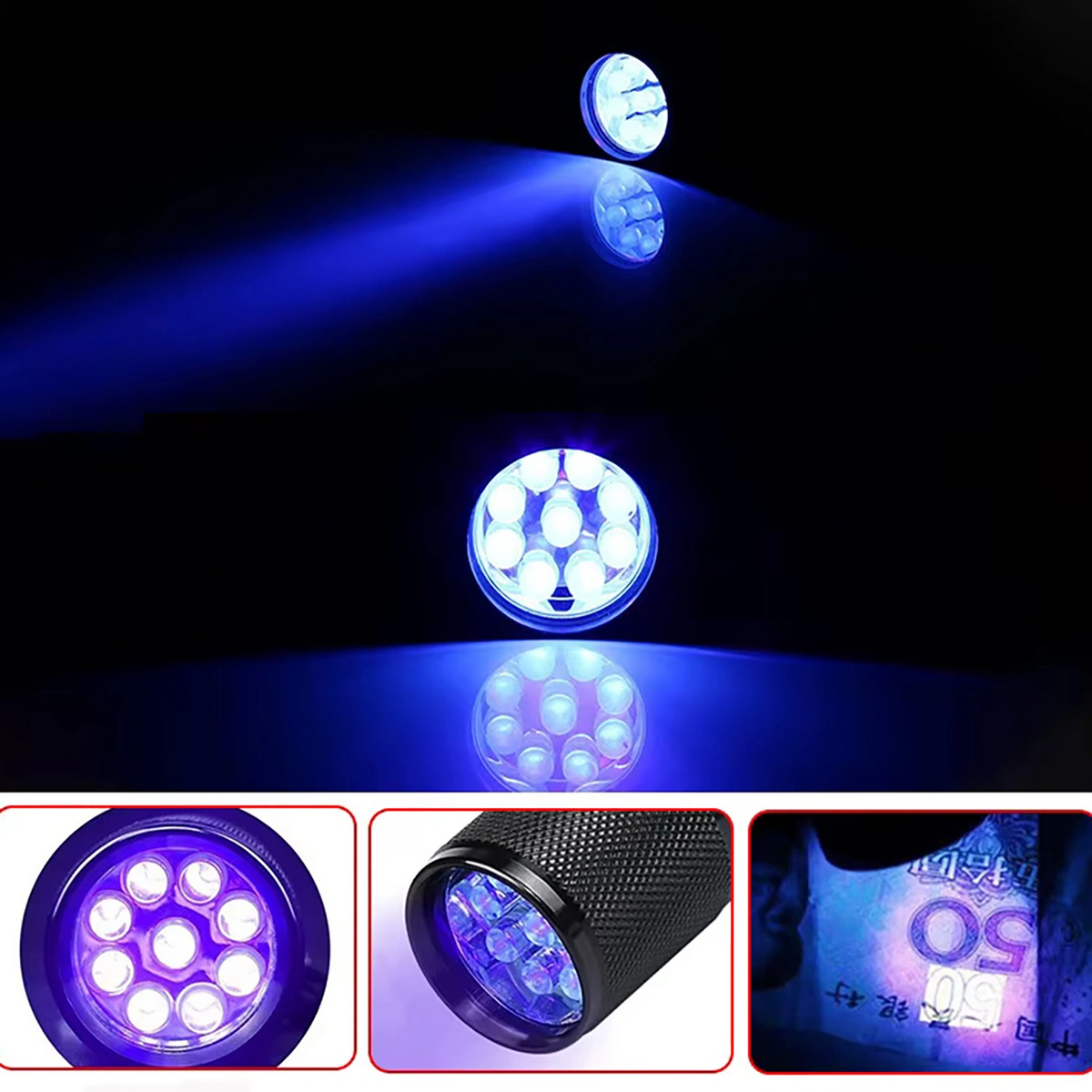 UV LED фенер WZK WLD-9L, IP65